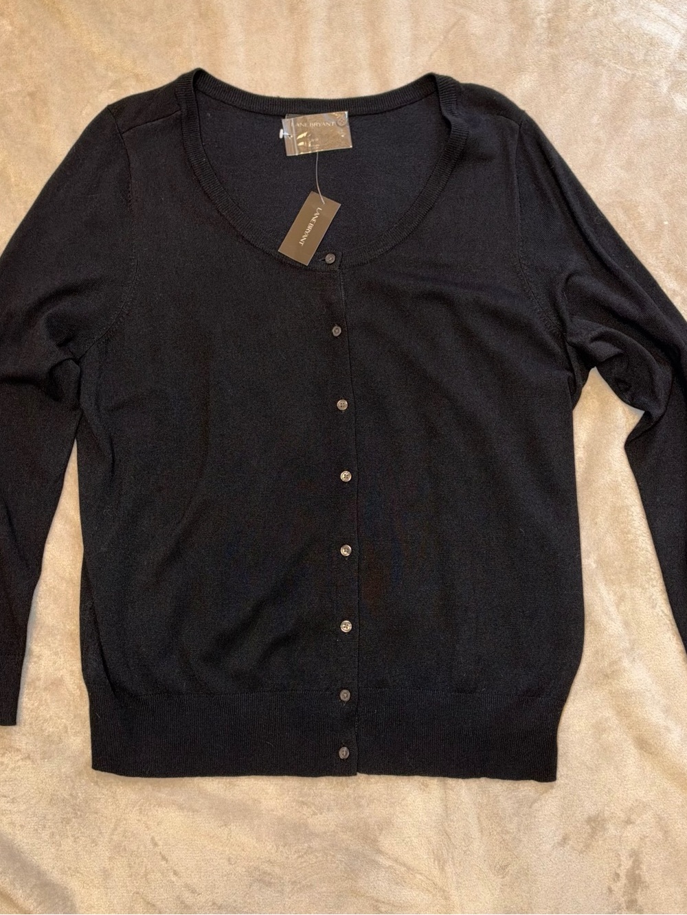 Lane Bryant Black Cardigan Sweater Size 18/20